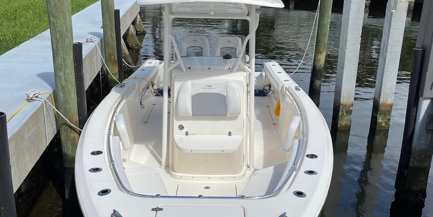 Cobia 217 center console
