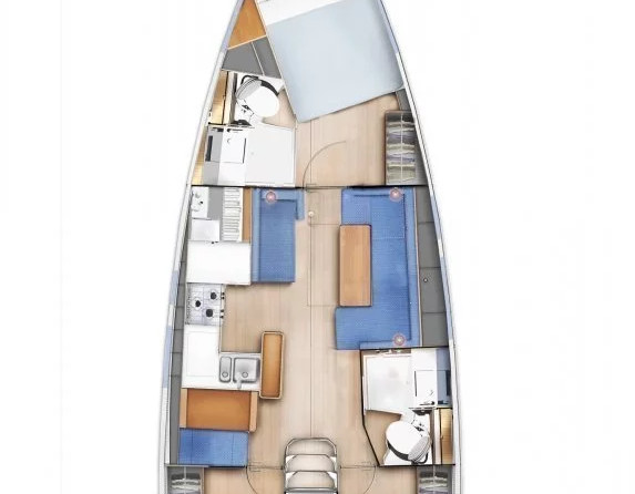 Sun Odyssey 410 - 3 cab.