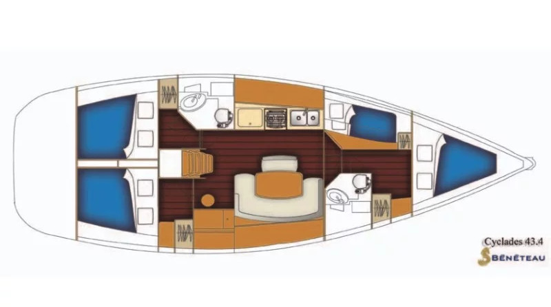 Beneteau Cyclades 43.4