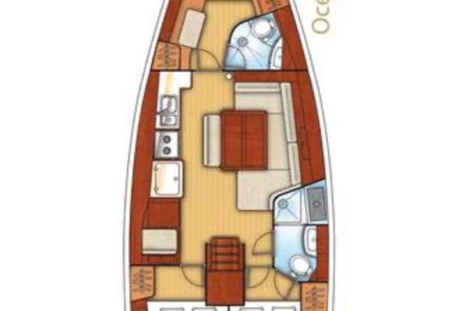 Oceanis 43 - 3 cab.