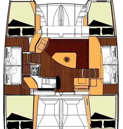 Lipari 41 - 4 + 2 cab.