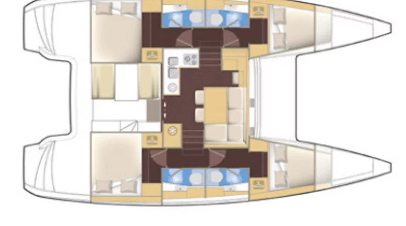 Lagoon 40 (4 cabins)