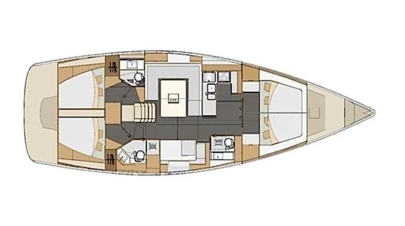 Elan 50 Impression (4+1 cabins)