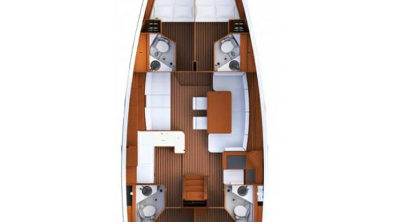 Jeanneau 53 - 4 + 1 cab.