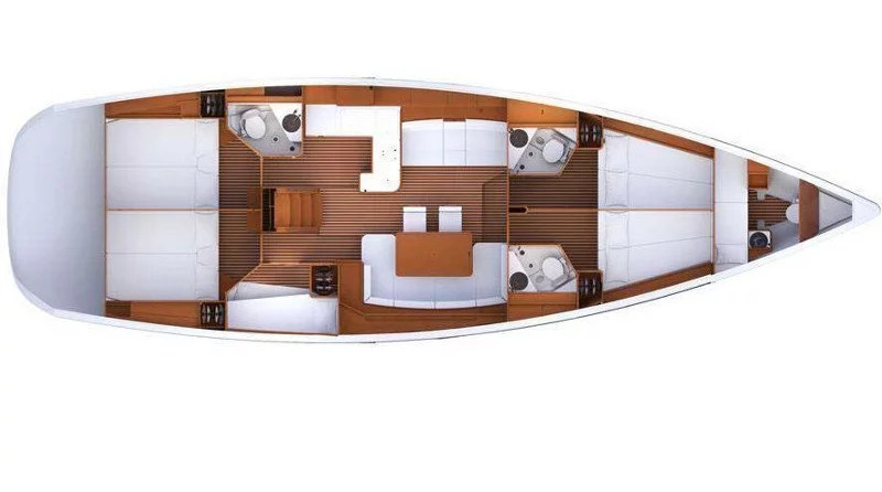 Jeanneau 53 (6 cab)