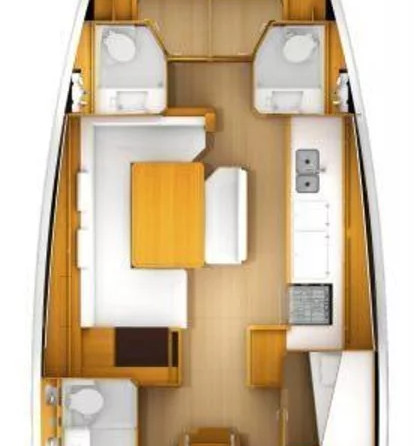 Sun Odyssey 519 - 5 + 1 cab.