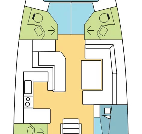 Oceanis 51.1 - 5 + 1 cab.