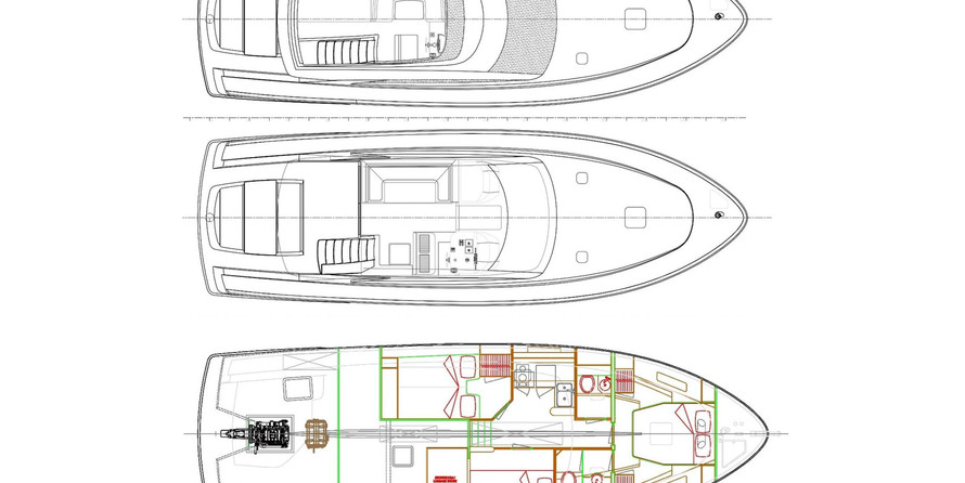Cyrus 13.8 Flybridge