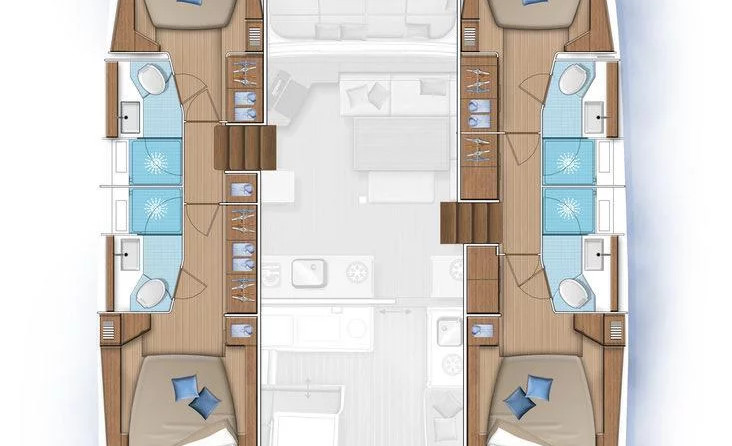 Lagoon 46 - 4 + 2 cab.