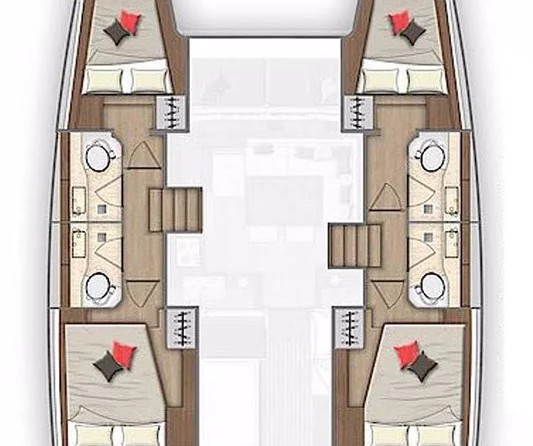 Lagoon 40 - 4 + 2 cab