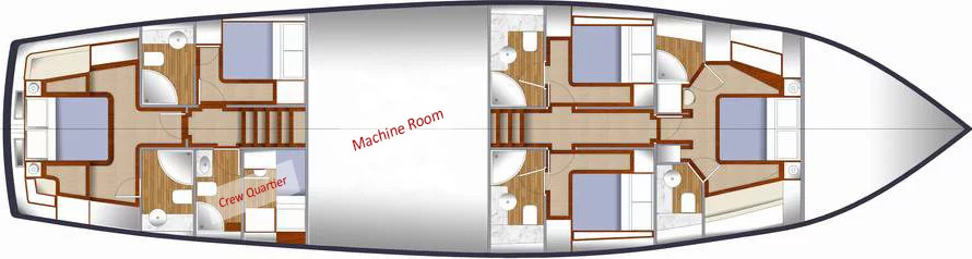 Motor sailor mauritius 43