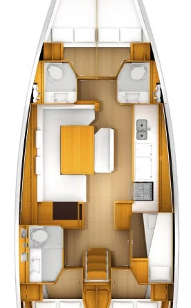 Sun Odyssey 519 - 5 + 1 cab.