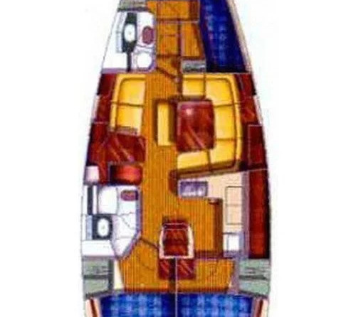 Sun Odyssey 43 - 3 cab.