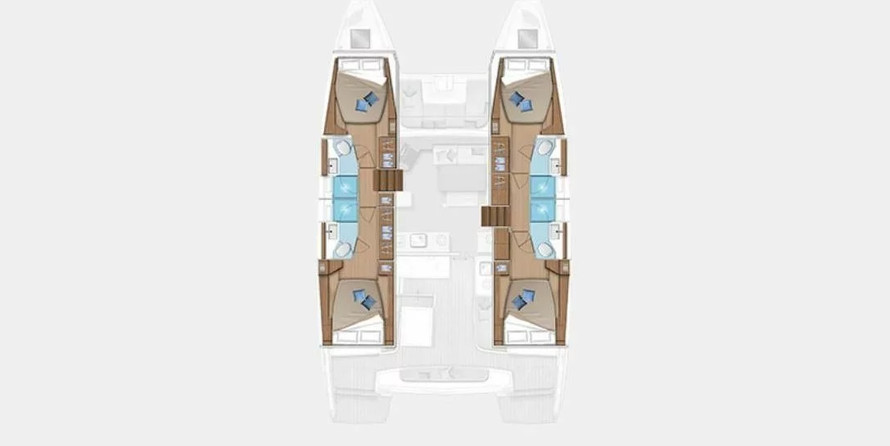 Lagoon 46 A/C &amp; GEN