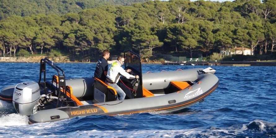 Highfield dl 640 aluminium rib - hypalon