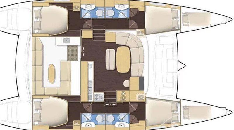 Lagoon 450 (4Cab)