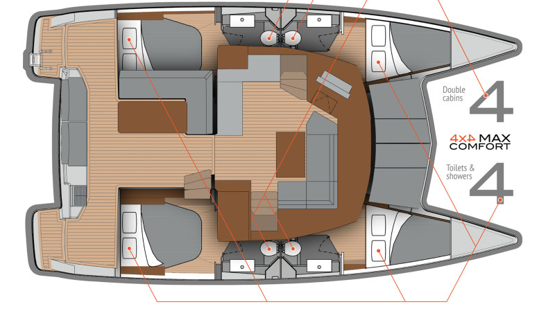 Fountaine Pajot Lucia 40