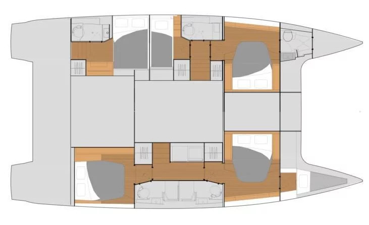 Fountaine Pajot - Tanna 47 - 5 + 1 cab.
