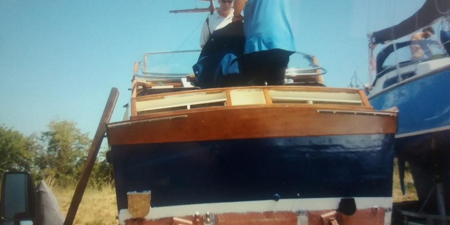 1999 27 hike built aluminum patrol boat w/ trailer