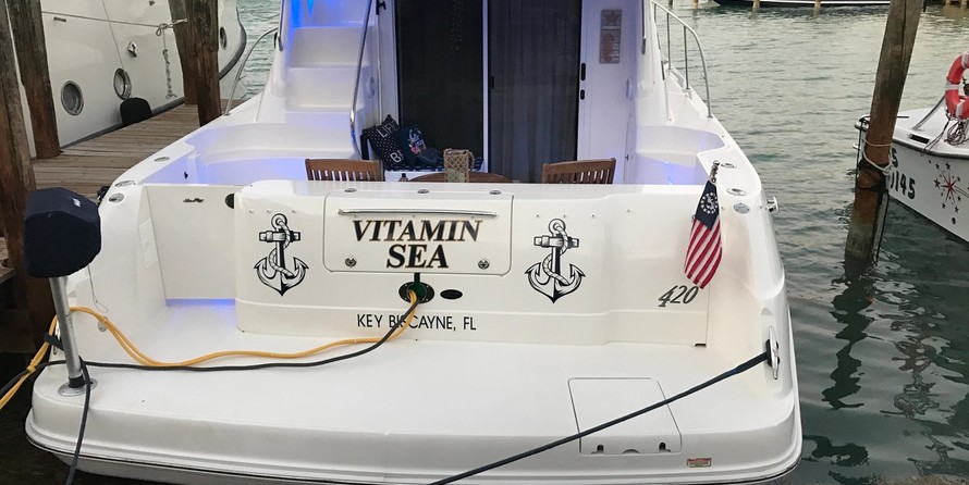 Sea ray 420 sedan bridge