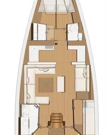 Dufour 520 GL - 4. cab