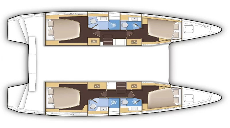 Lagoon 42 - 4 Cabin