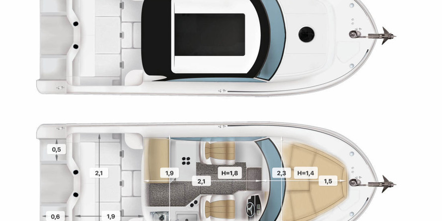 Velvette 23 Active Sedan