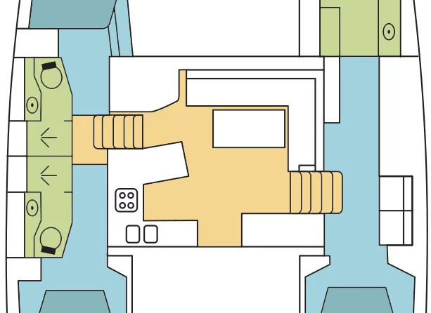Lagoon 450 - 3 + 1 cab.