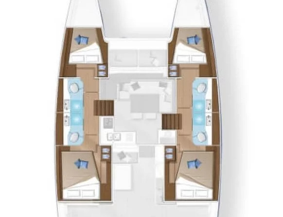 Lagoon 42 OW - 3 + 1 cab.