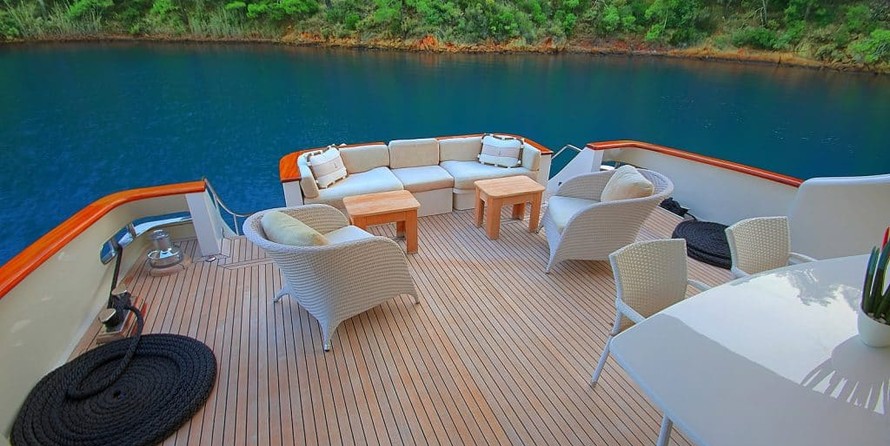Motoryacht Blanco