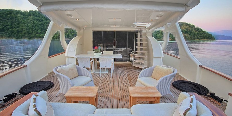 Motoryacht Blanco