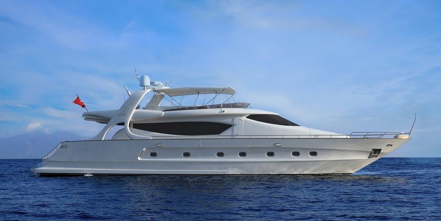 Motoryacht Blanco
