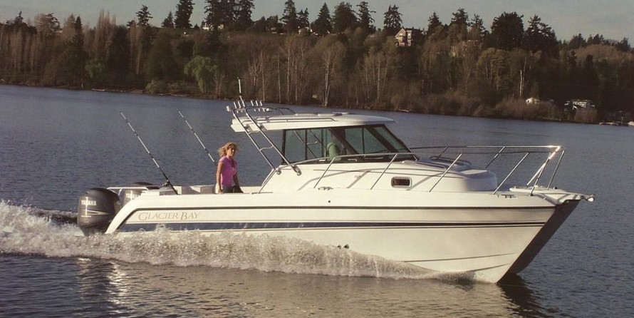 Glacier bay isle runner blue hull 2670