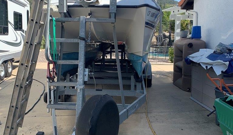 Glacier bay isle runner blue hull 2670