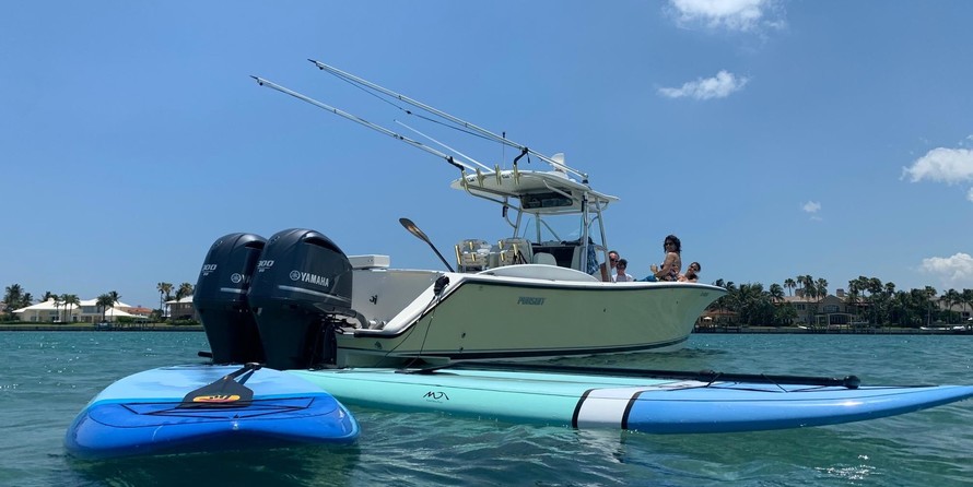 Pursuit 2870 center console