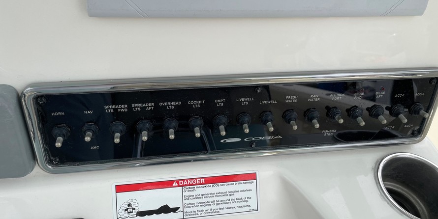 Cobia 217 center console