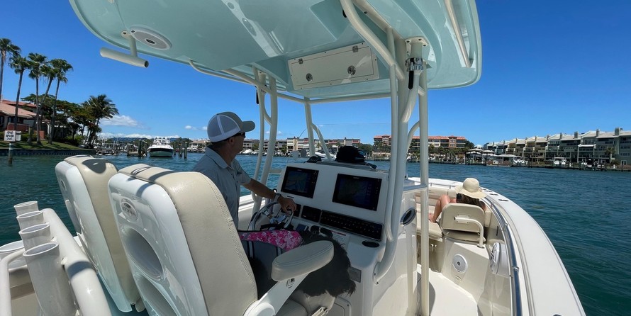 Cobia 217 center console
