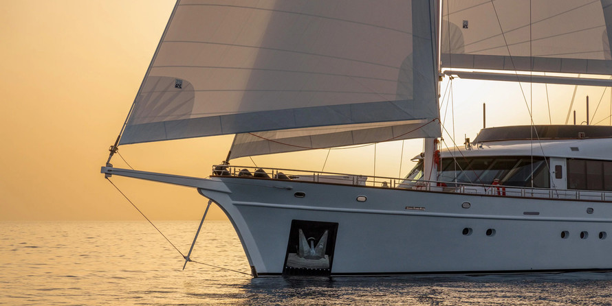 Luxury Sailing Yacht Love Story