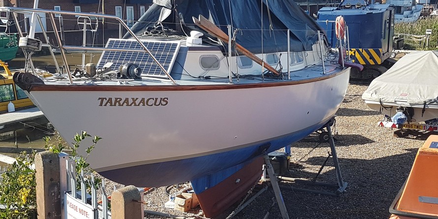 Van de stadt custom 32 steel yacht