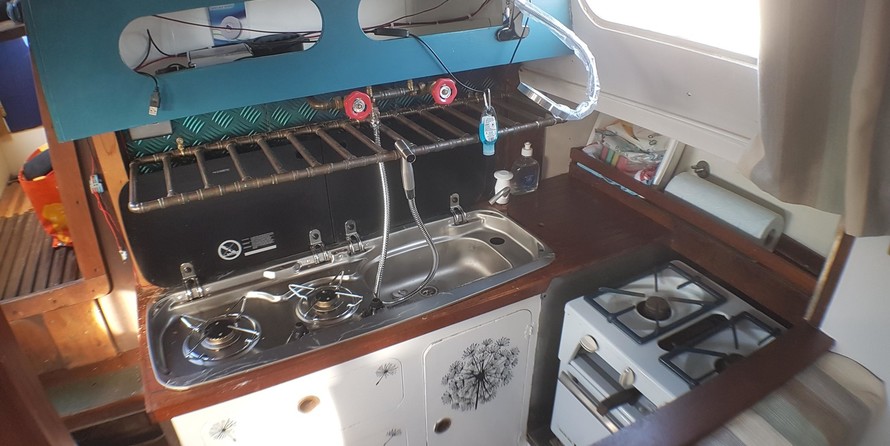 Van de stadt custom 32 steel yacht