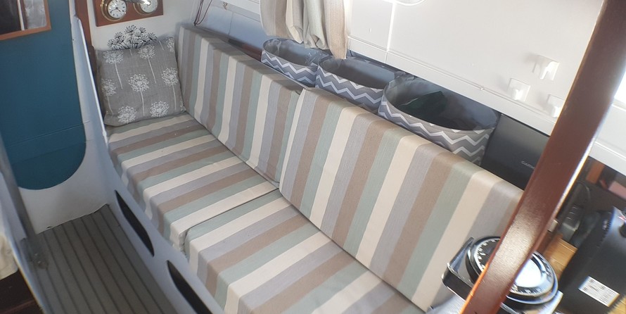 Van de stadt custom 32 steel yacht