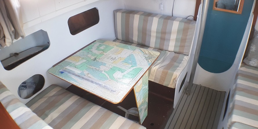 Van de stadt custom 32 steel yacht