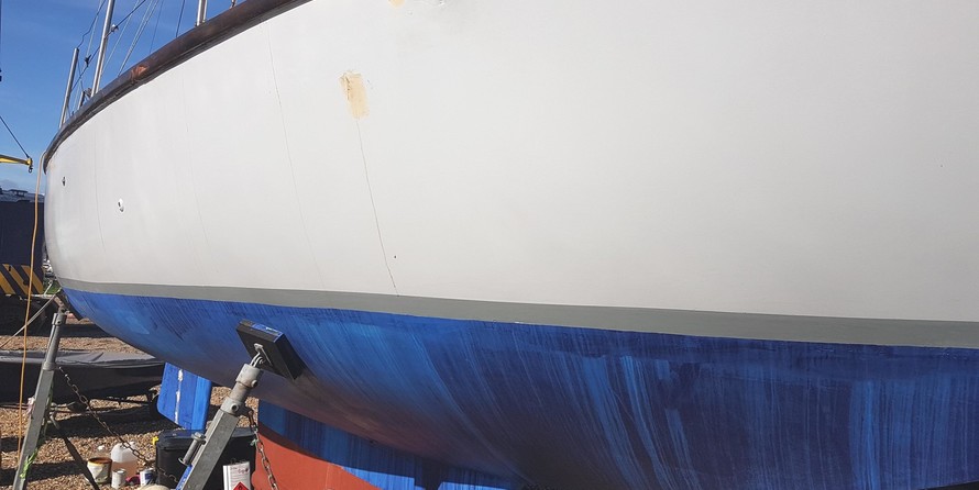 Van de stadt custom 32 steel yacht