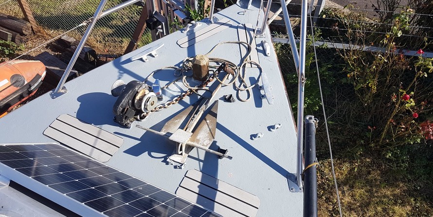 Van de stadt custom 32 steel yacht