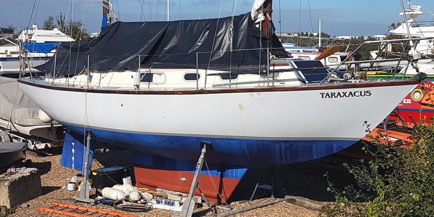 Van de stadt custom 32 steel yacht