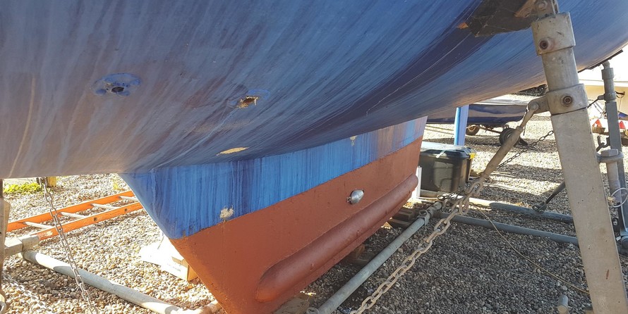 Van de stadt custom 32 steel yacht