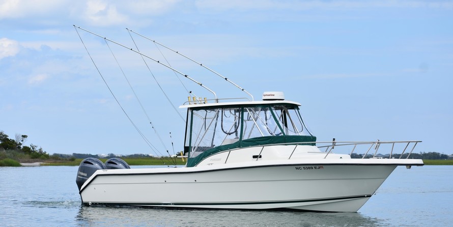 Pursuit 2870 center console