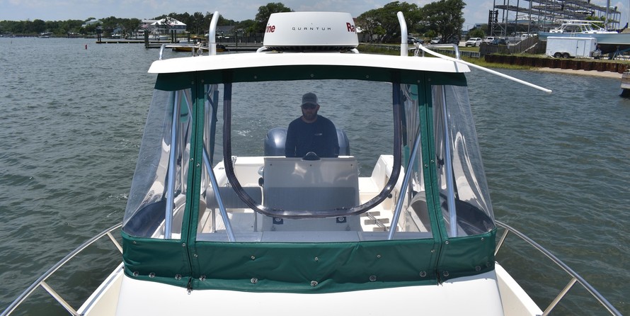 Pursuit 2870 center console