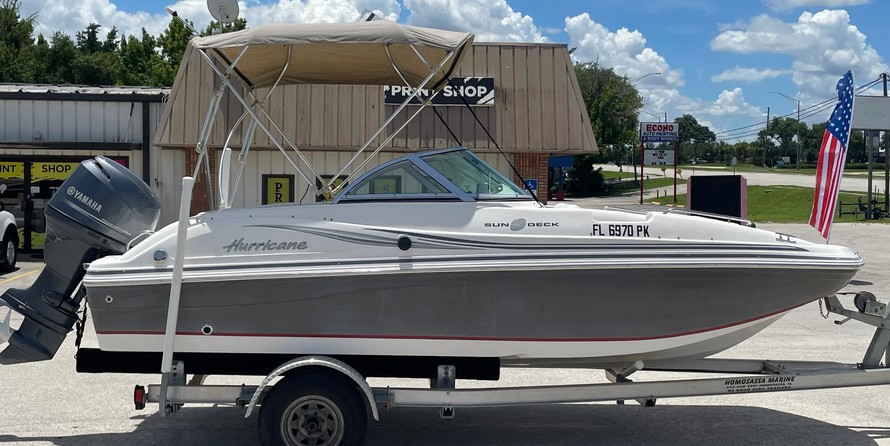 Hurricane 187 sun deck