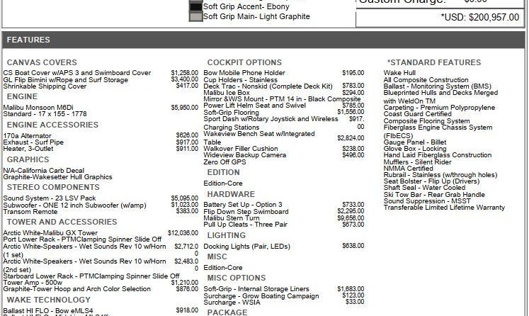 Malibu Wakesetter 23 LSV